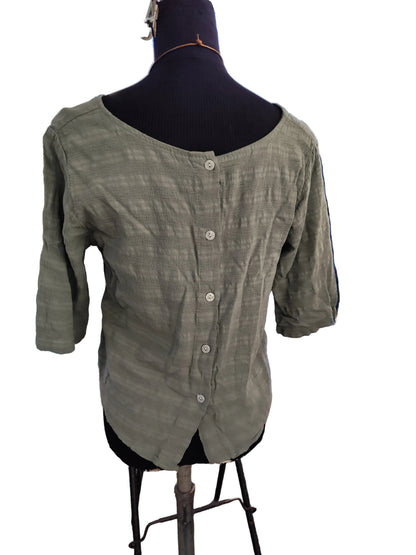 Blouse en Coton Texturé – L’Élégance Estivale Italienne