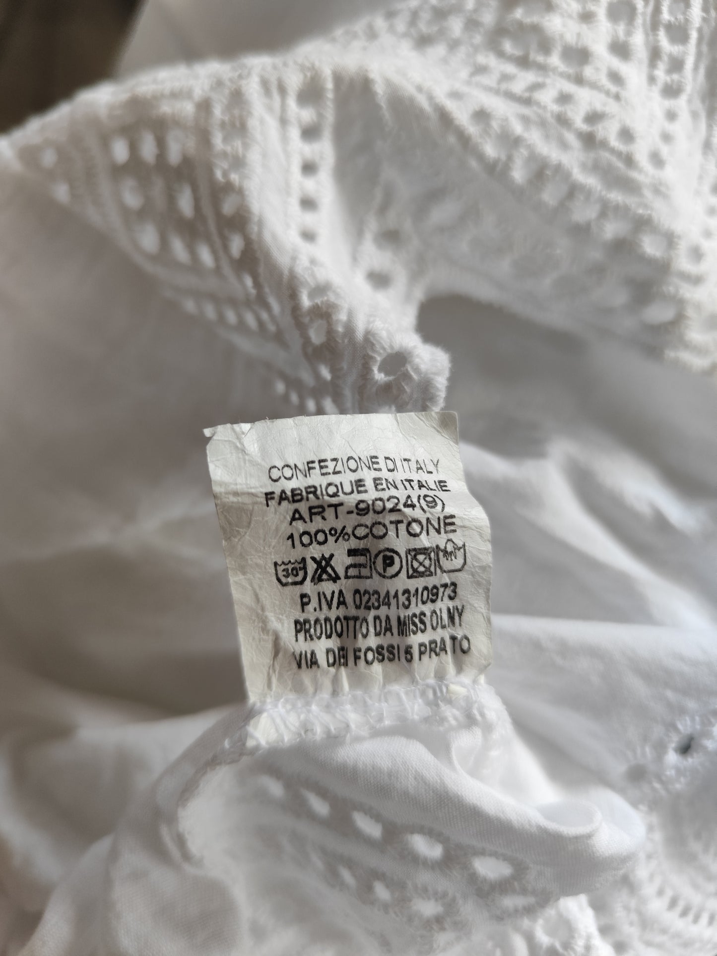 Top Tunique / Mini-Robe en Broderie Anglaise – Style Bohème Chic
