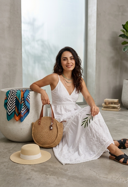 Magnifique Robe Longue Bohème en 100% Coton