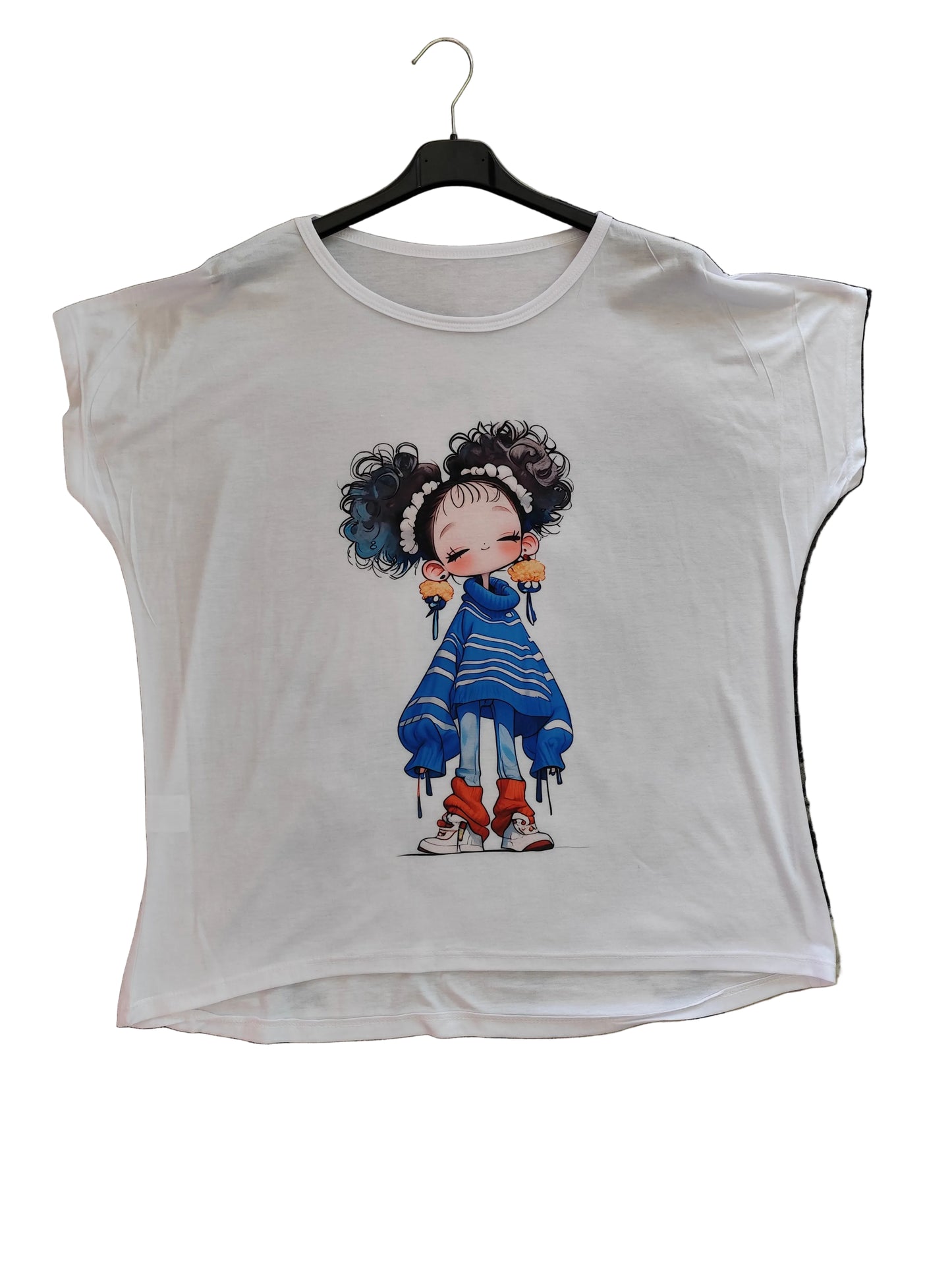T-shirt Oversize Graphique – Collection "Charme & Douceur"