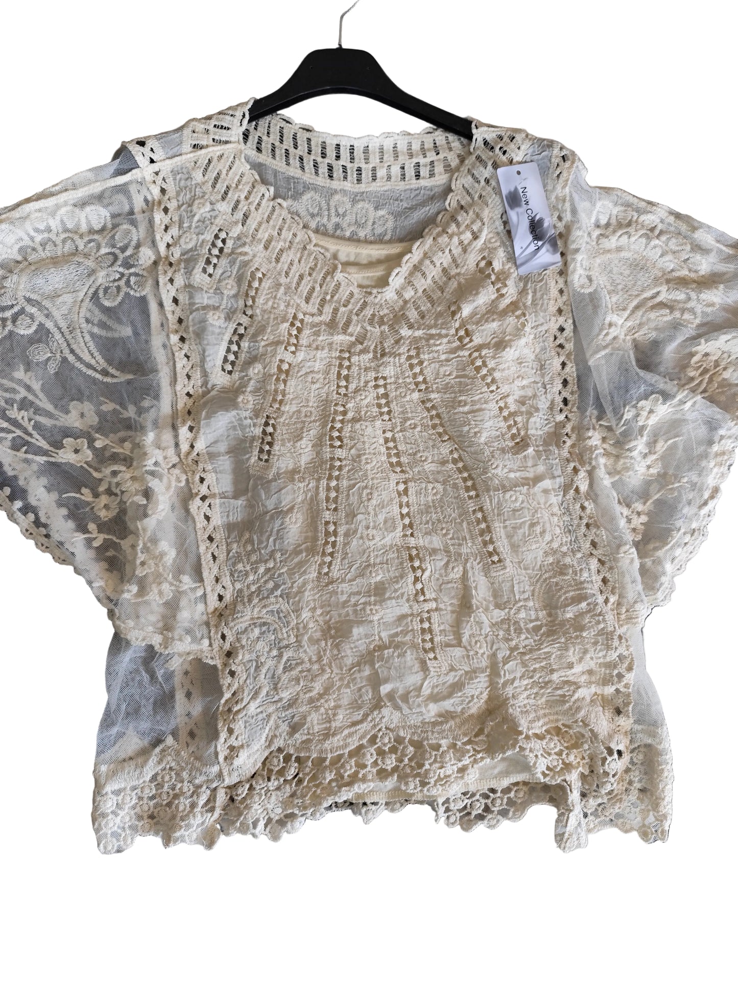 Blouse Bohème en Coton Brodé – L'Élégance Estivale