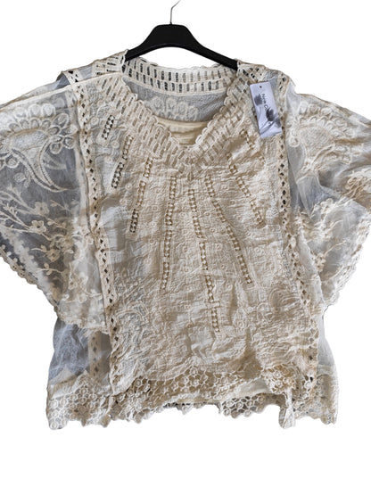 Blouse Bohème en Coton Brodé – L'Élégance Estivale
