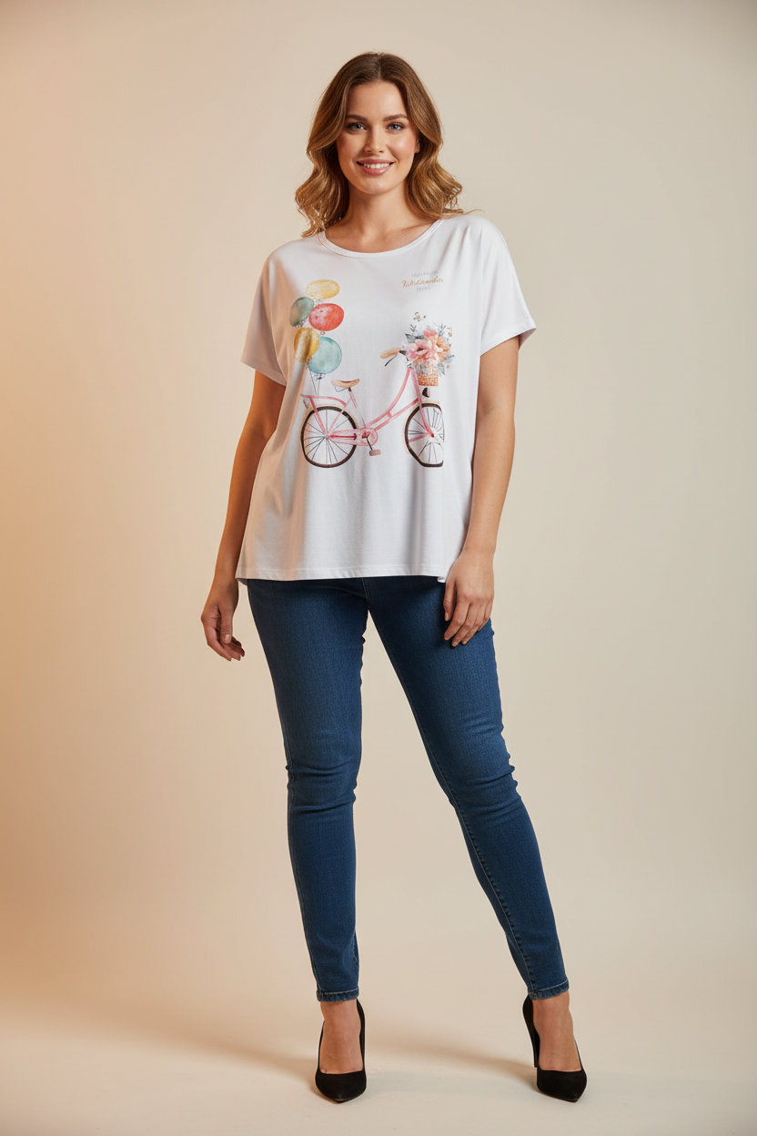 T-shirt & Jeans Kombin